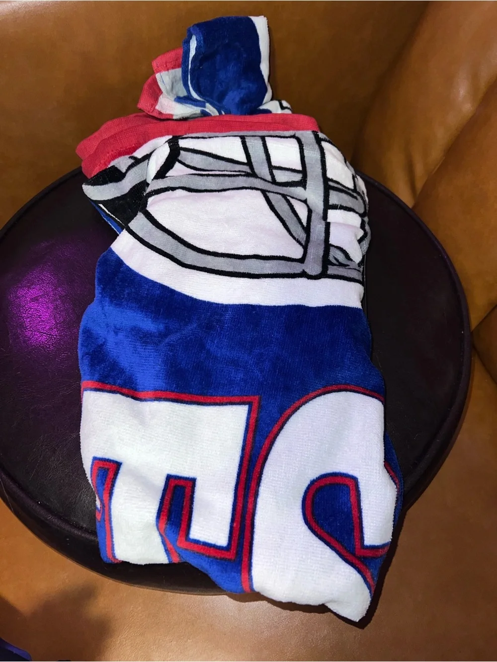 NFL New York Giants Team Logo Towel - Blue, White & Red